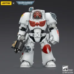 JoyToy Space Marines - White Scars - Terminator 2 with Power Fist and Storm Bolter 1/18 - Warhammer 40k