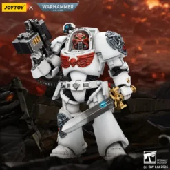 JoyToy Space Marines - White Scars - Terminator 1 with Power Sword and Storm Bolter 1/18 - Warhammer 40k