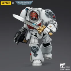 JoyToy Space Marines - White Scars - Terminator 1 with Power Sword and Storm Bolter 1/18 - Warhammer 40k