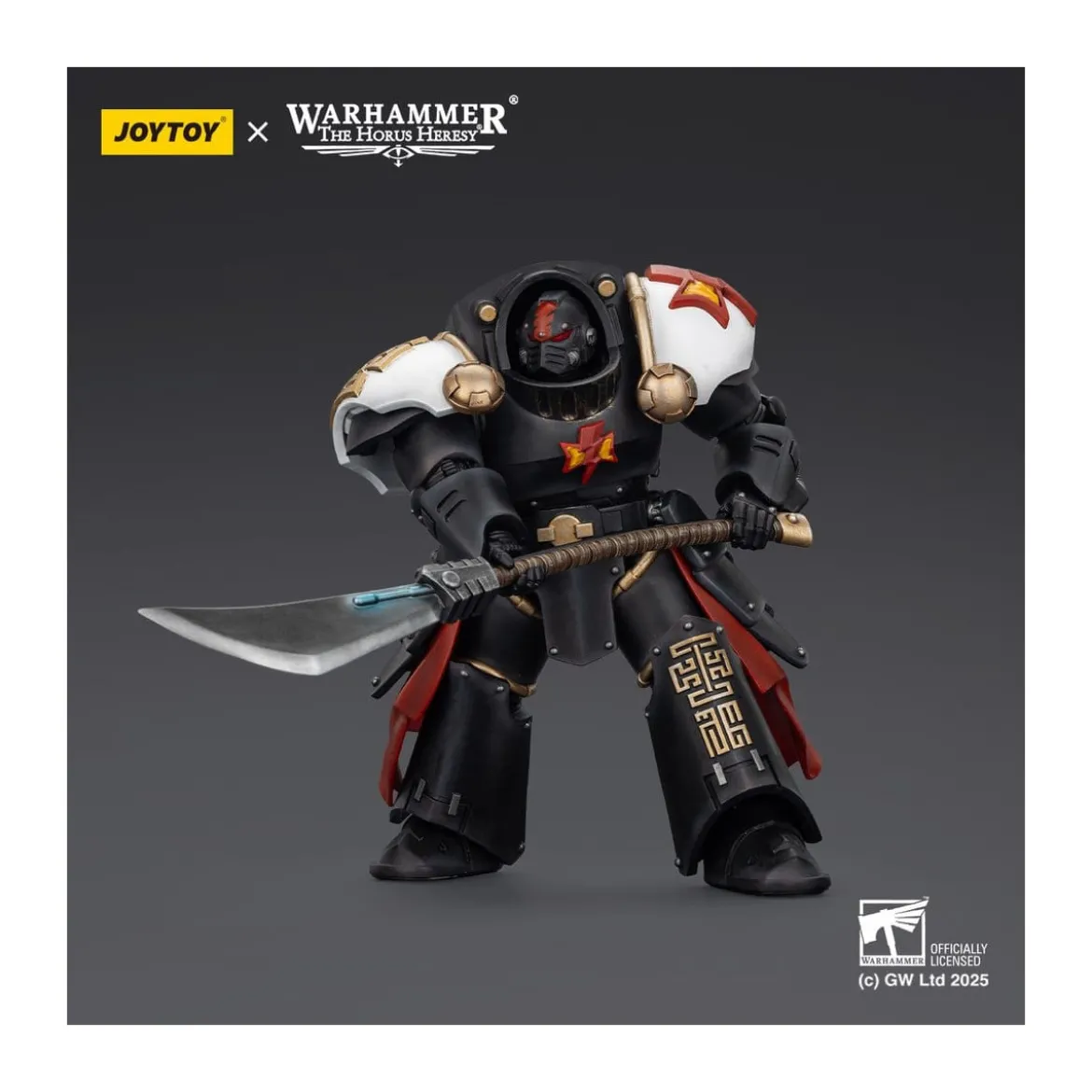 JoyToy Space Marines - White Scars - Ebon Keshig Terminator 2 with Power Glaive 1/18 - The Horus Heresy