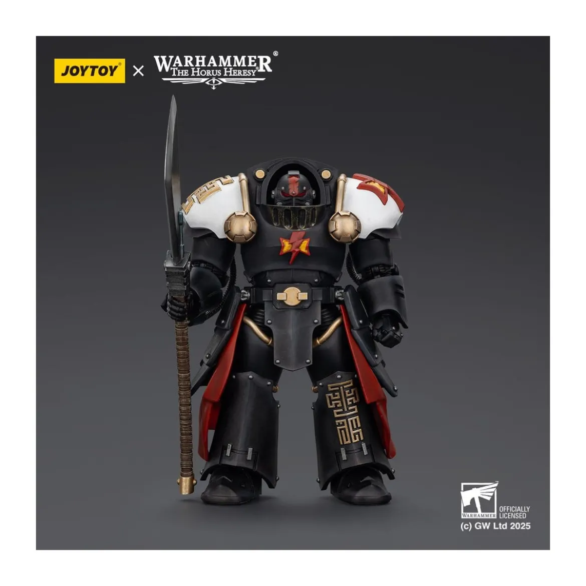 JoyToy Space Marines - White Scars - Ebon Keshig Terminator 2 with Power Glaive 1/18 - The Horus Heresy