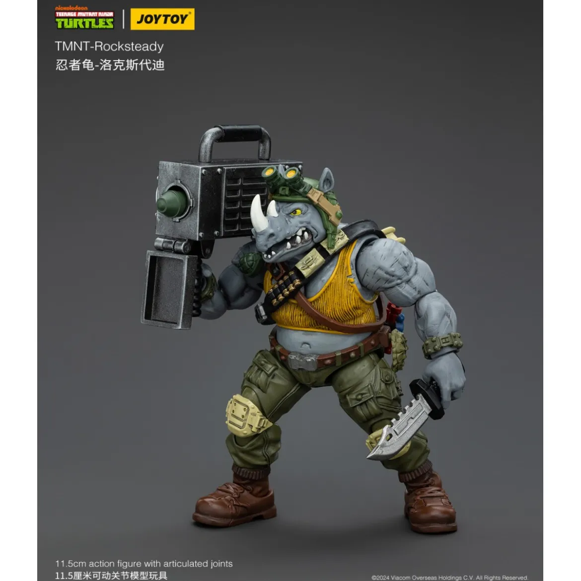 JoyToy TMNT - Rocksteady - Teenage Mutant Ninja Turtles 1/18