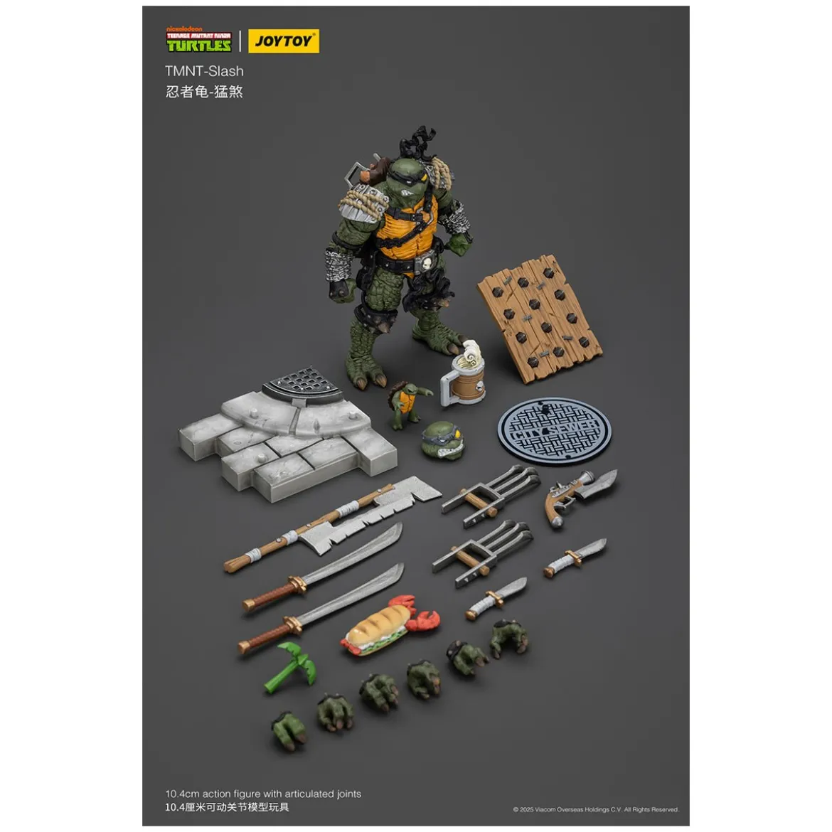 JoyToy TMNT - Slash - Teenage Mutant Ninja Turtles 1/18
