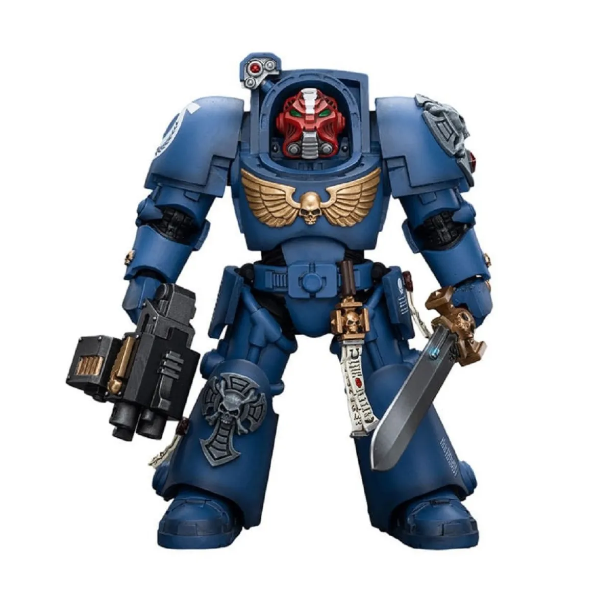 JoyToy - Ultramarines - Terminator Squad Sergeant with Power Sword and Teleport Homer 1/18 - WH40K