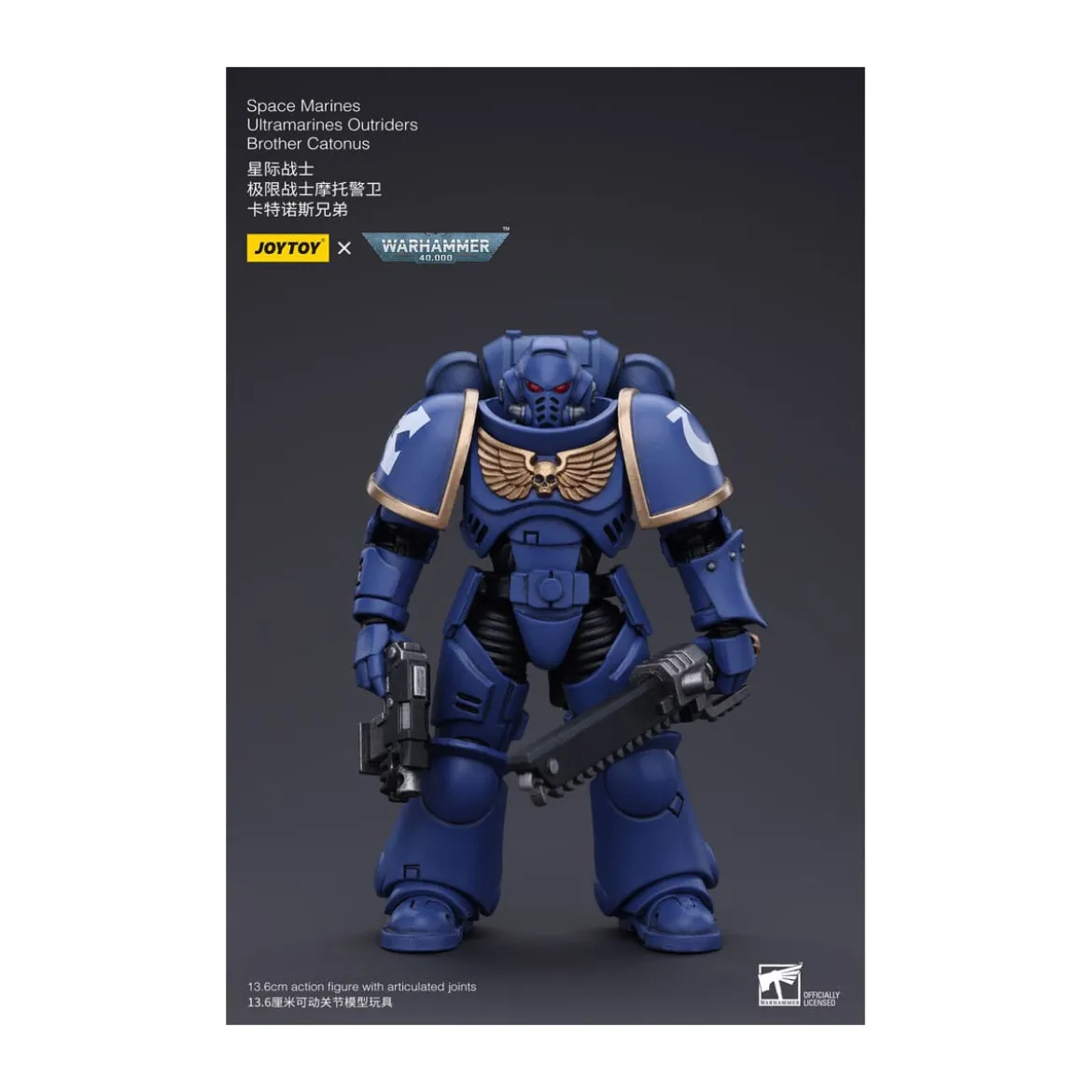 JoyToy - Ultramarines - Ultramarines Outriders Brother Catonus - Warhammer 40000