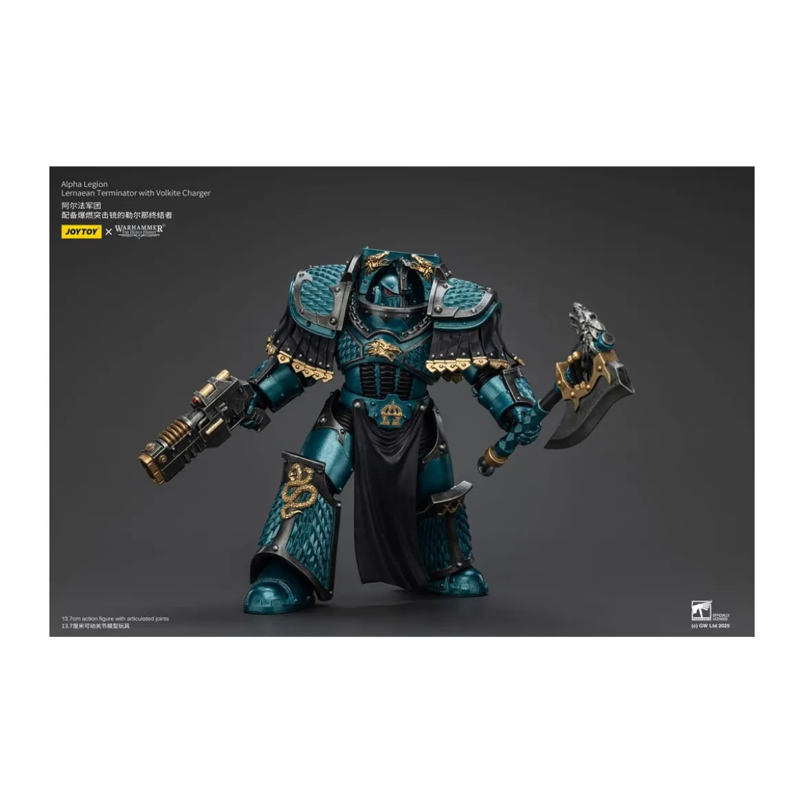 Joytoy - Warhammer - Alpha Legion - Lernaean Terminator with Volkite - The Horus Heresy