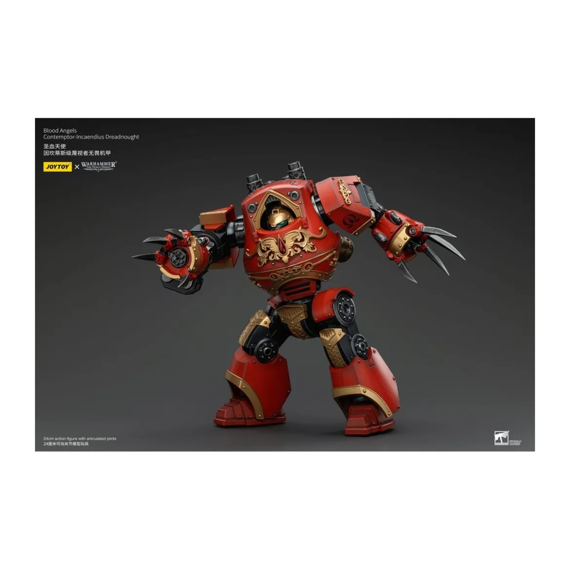 Joytoy - Warhammer - Blood Angels - Contemptor-Incaendius Dreadnought - The Horus Heresy