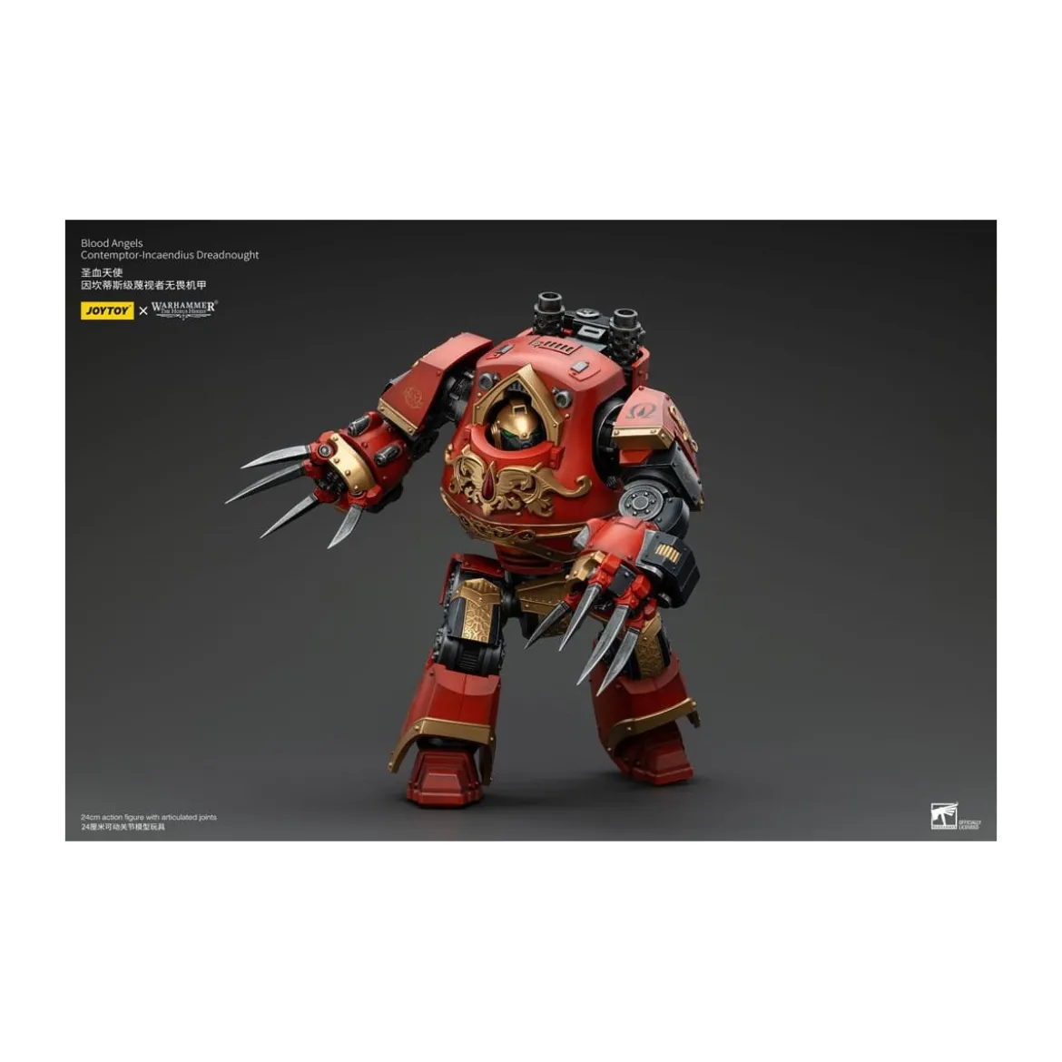 Joytoy - Warhammer - Blood Angels - Contemptor-Incaendius Dreadnought - The Horus Heresy