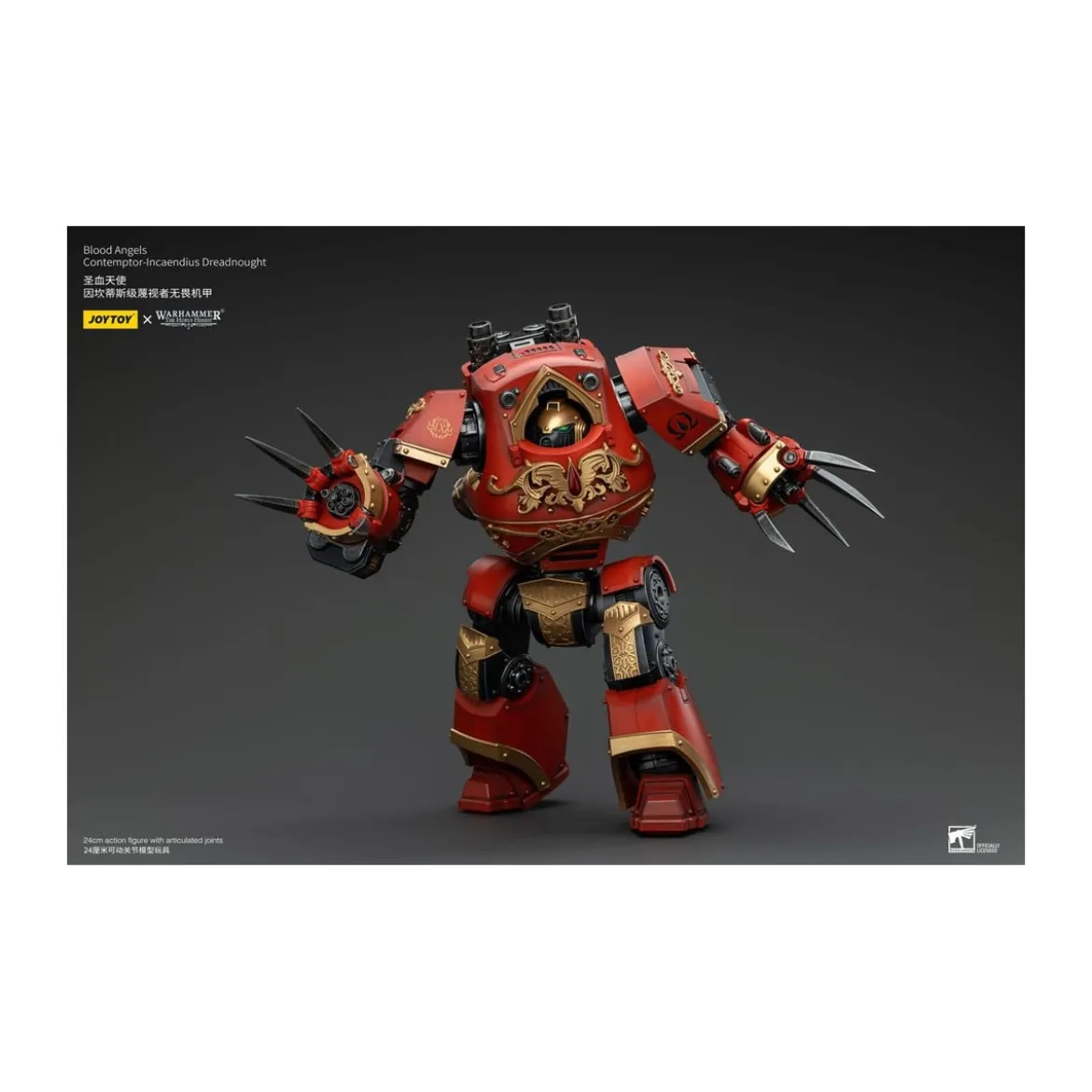 Joytoy - Warhammer - Blood Angels - Contemptor-Incaendius Dreadnought - The Horus Heresy