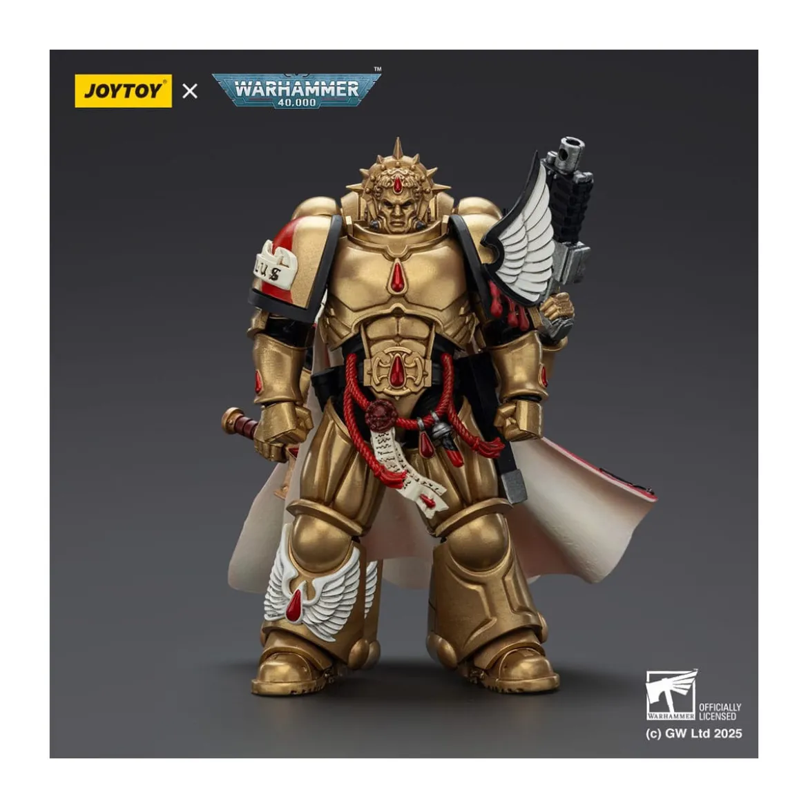 Joytoy - Warhammer - Blood Angels - Captain with Heavy Bolt Pistol & Power Sword