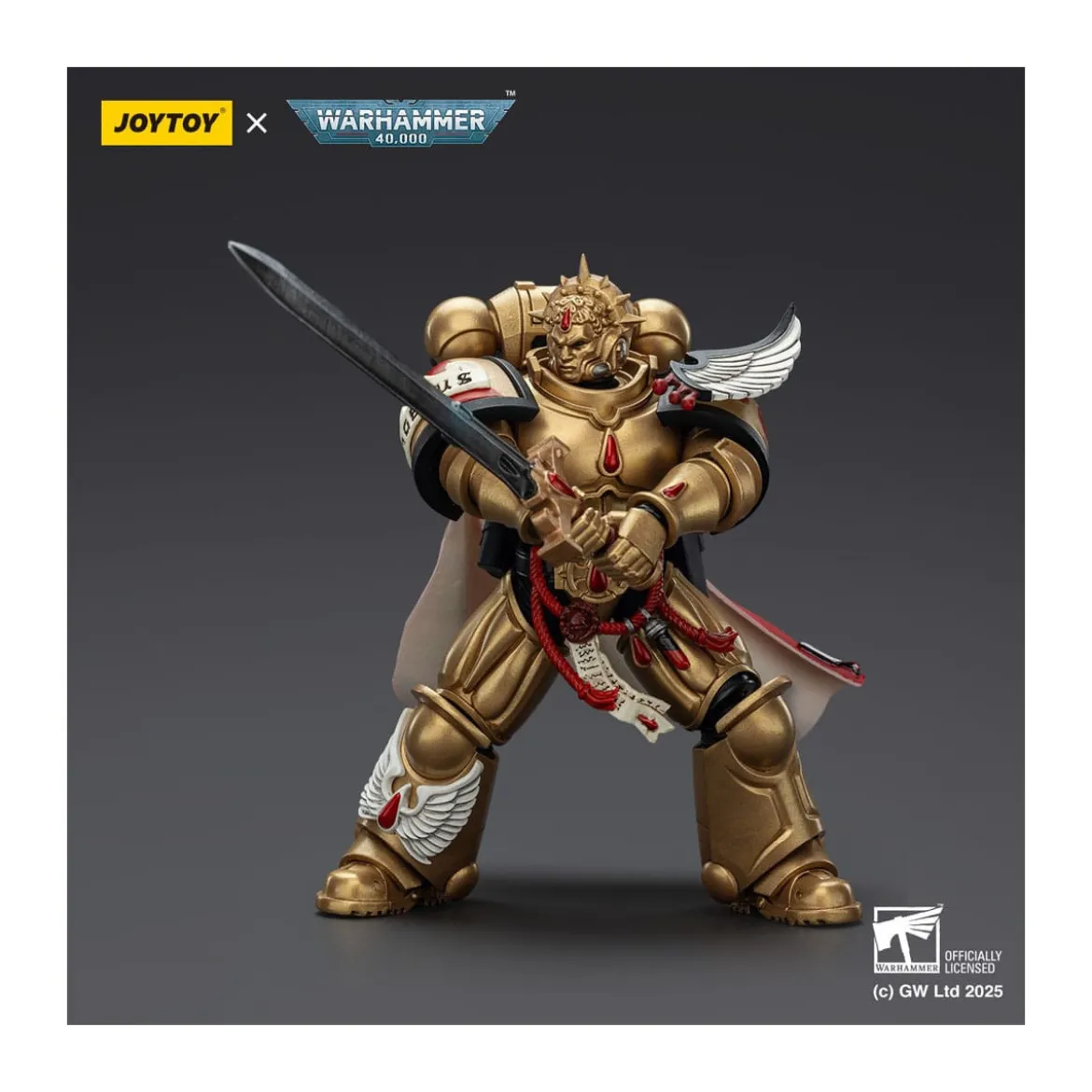 Joytoy - Warhammer - Blood Angels - Captain with Heavy Bolt Pistol & Power Sword