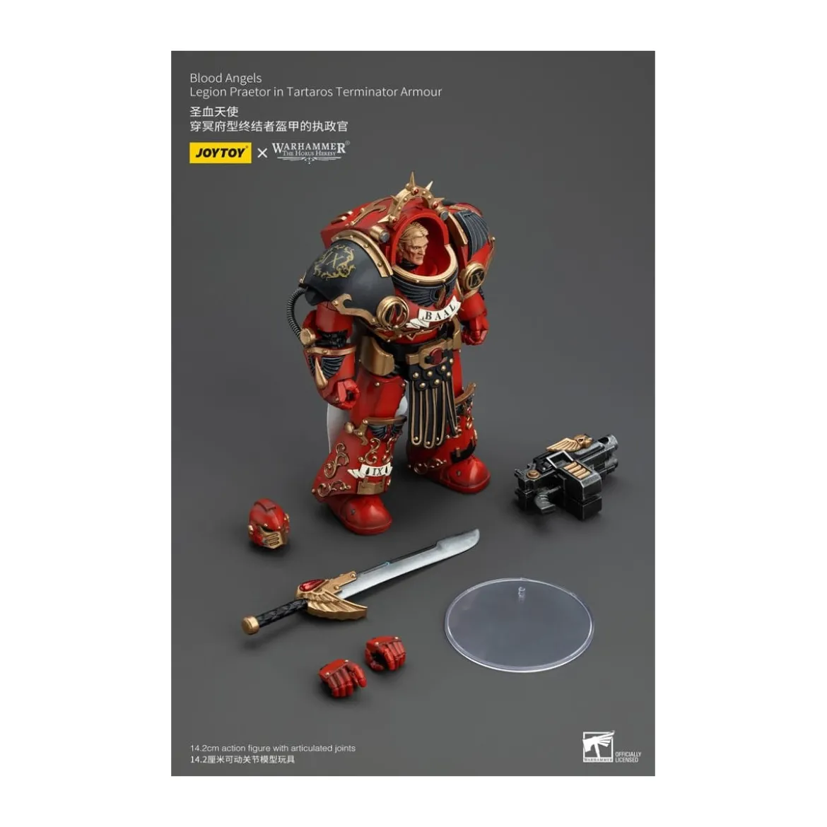 Joytoy - Warhammer - Blood Angels - Legion Praetor in Tartaros Terminator Armour - The Horus Heresy