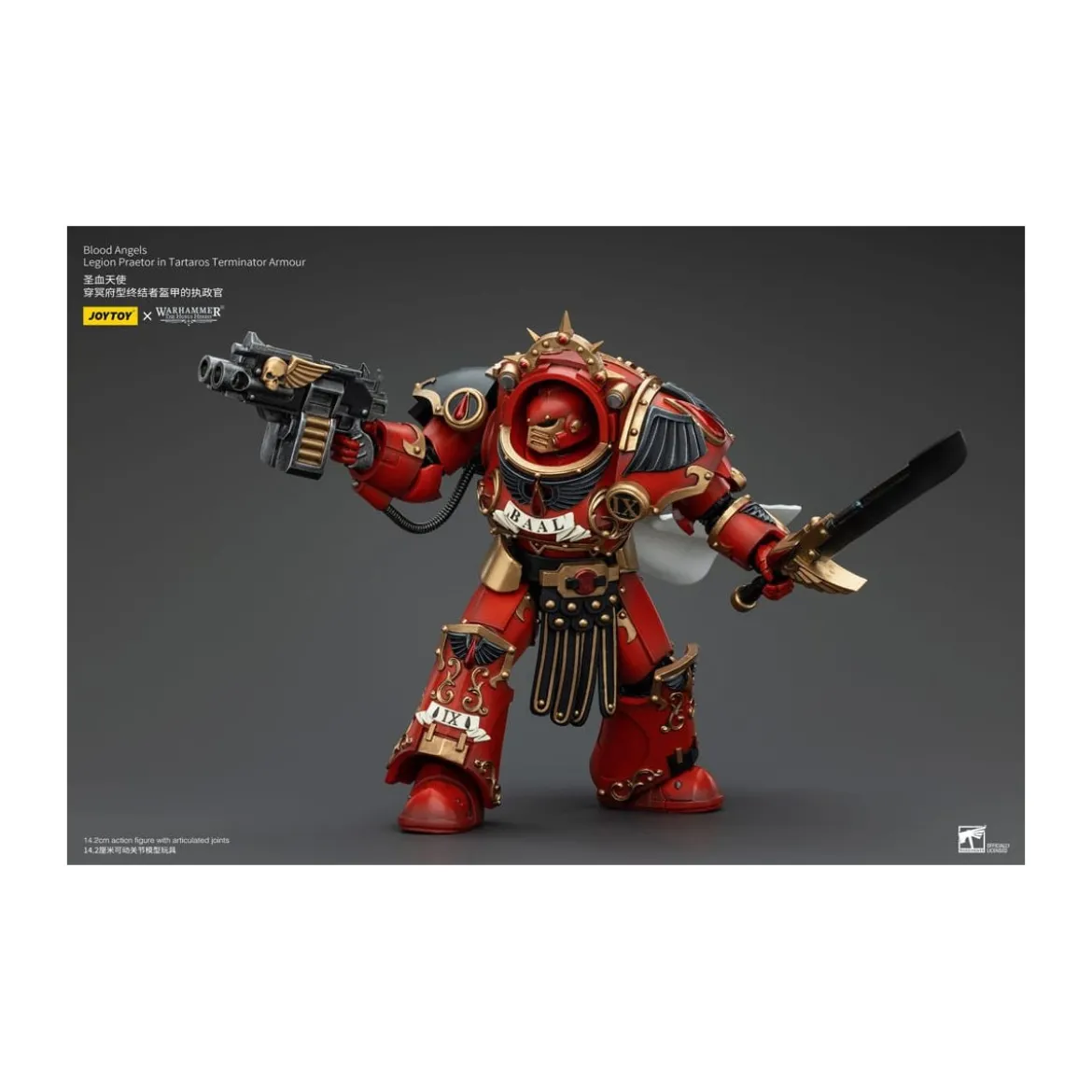 Joytoy - Warhammer - Blood Angels - Legion Praetor in Tartaros Terminator Armour - The Horus Heresy