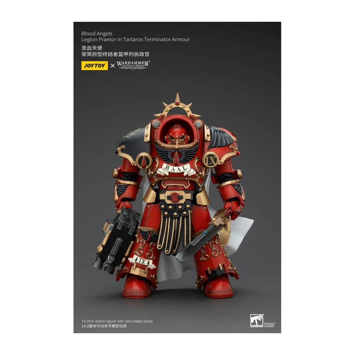 Joytoy - Warhammer - Blood Angels - Legion Praetor in Tartaros Terminator Armour - The Horus Heresy