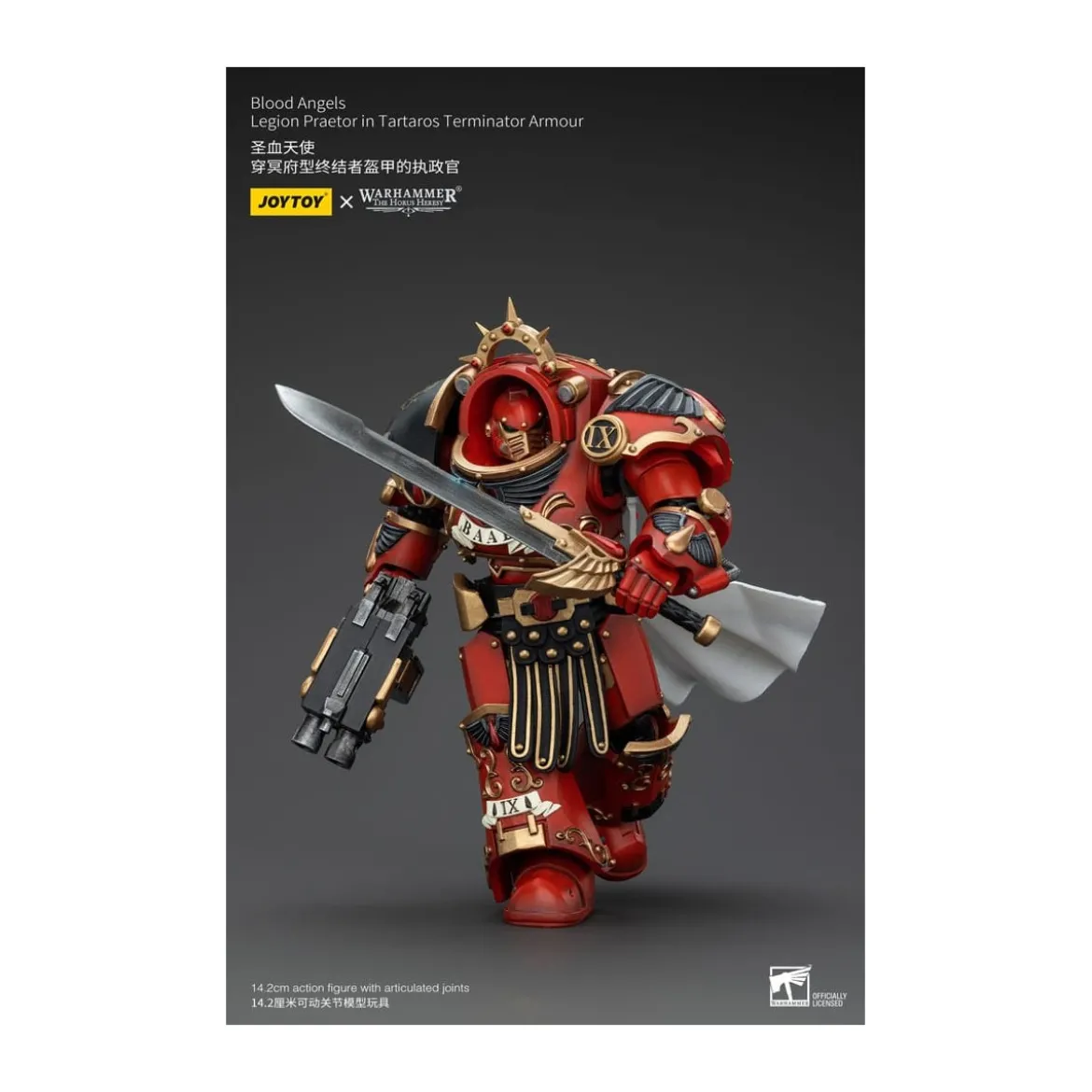 Joytoy - Warhammer - Blood Angels - Legion Praetor in Tartaros Terminator Armour - The Horus Heresy