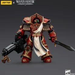 Joytoy - Warhammer - Blood Angels - Crimson Paladins Squad - Crimson Paladin with Iliastus Assault Cannon
