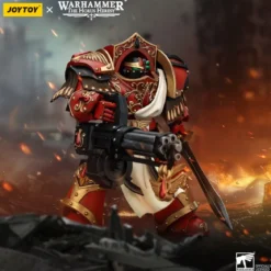 Joytoy - Warhammer - Blood Angels - Crimson Paladins Squad - Crimson Paladin with Iliastus Assault Cannon