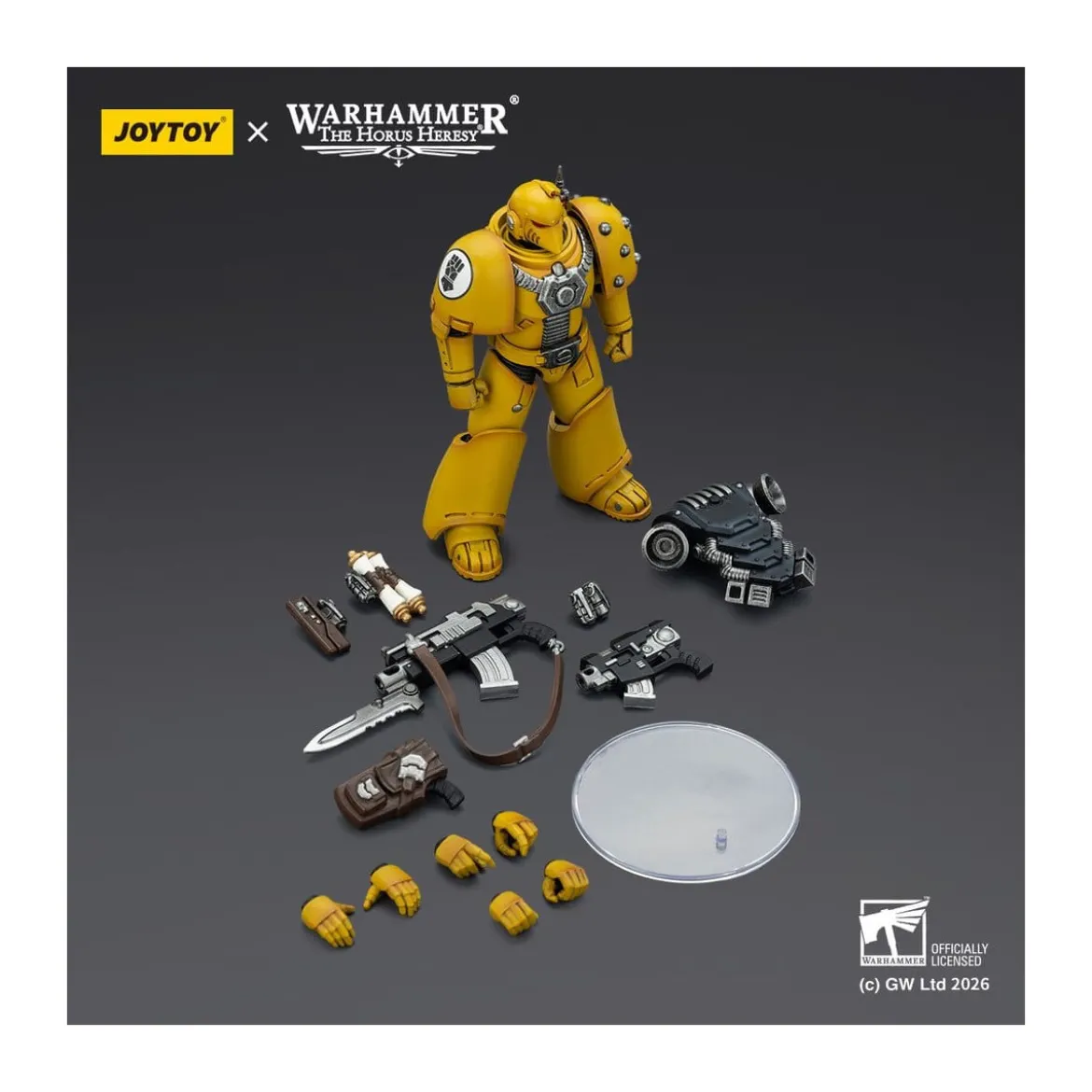 Joytoy - Warhammer - Imperial Fist - MKIV Tactical Legionary - The Horus Heresy