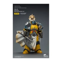 Joytoy - Warhammer - Imperial Fists - Librarian Consul with Force Axe and Bolt Pistol 1/18