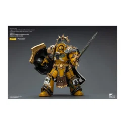 Joytoy - Warhammer - Imperial Fists - Legion Praetor in Tartaros Terminator Armour with Power Sword and Vigil Storm Shield 1/18