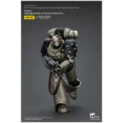 Joytoy - Warhammer - Iron Warriors MKVI Tactical Sergeant with Power Sword and Plasma Pistol