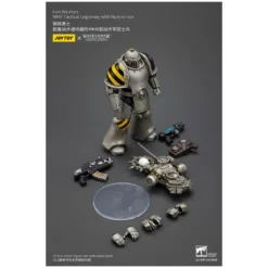 Joytoy - Warhammer - Iron Warriors Mk III Tactical Squad - Mk III Tactical Legionary with Nuncio-Vox 1/18