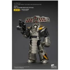 Joytoy - Warhammer - Iron Warriors Tyrant Siege Terminator Squad - Siege Master Terminator with Rocket launcher