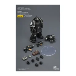 Joytoy - Warhammer - Raven Guard Mk III Tactical Squad - Mk III Tactical Legionary with Bolter and Bolt Pistol 1/18