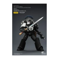 Joytoy - Warhammer - Raven Guard MKVI Tactical Sergeant with Power Sword, Bolter and Plasma Pistol