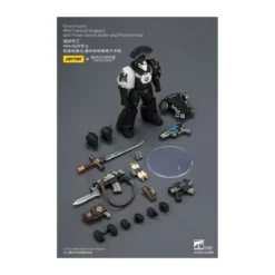 Joytoy - Warhammer - Raven Guard MKVI Tactical Sergeant with Power Sword, Bolter and Plasma Pistol