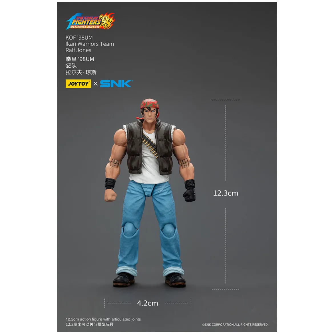 Joytoy X SNK- The King of Fighters 98 UM - Ralf Jones - Ikari Warriors Team