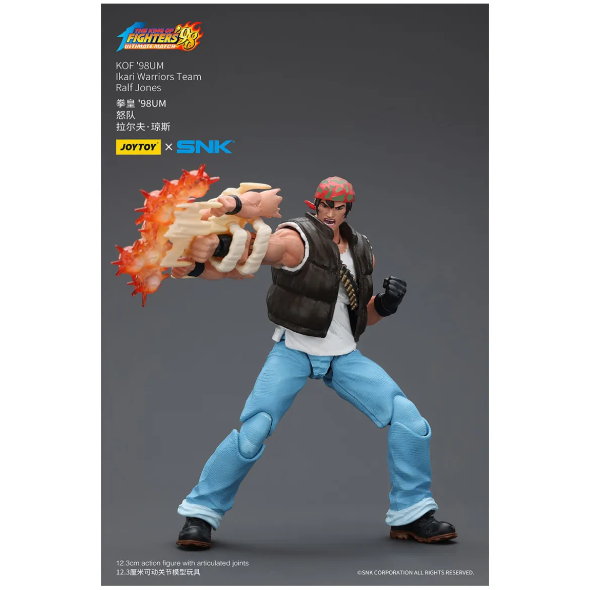 Joytoy X SNK- The King of Fighters 98 UM - Ralf Jones - Ikari Warriors Team