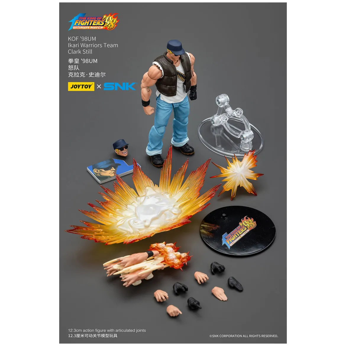 Joytoy X SNK- The King of Fighters 98 UM - Clark Still - Ikari Warriors Team
