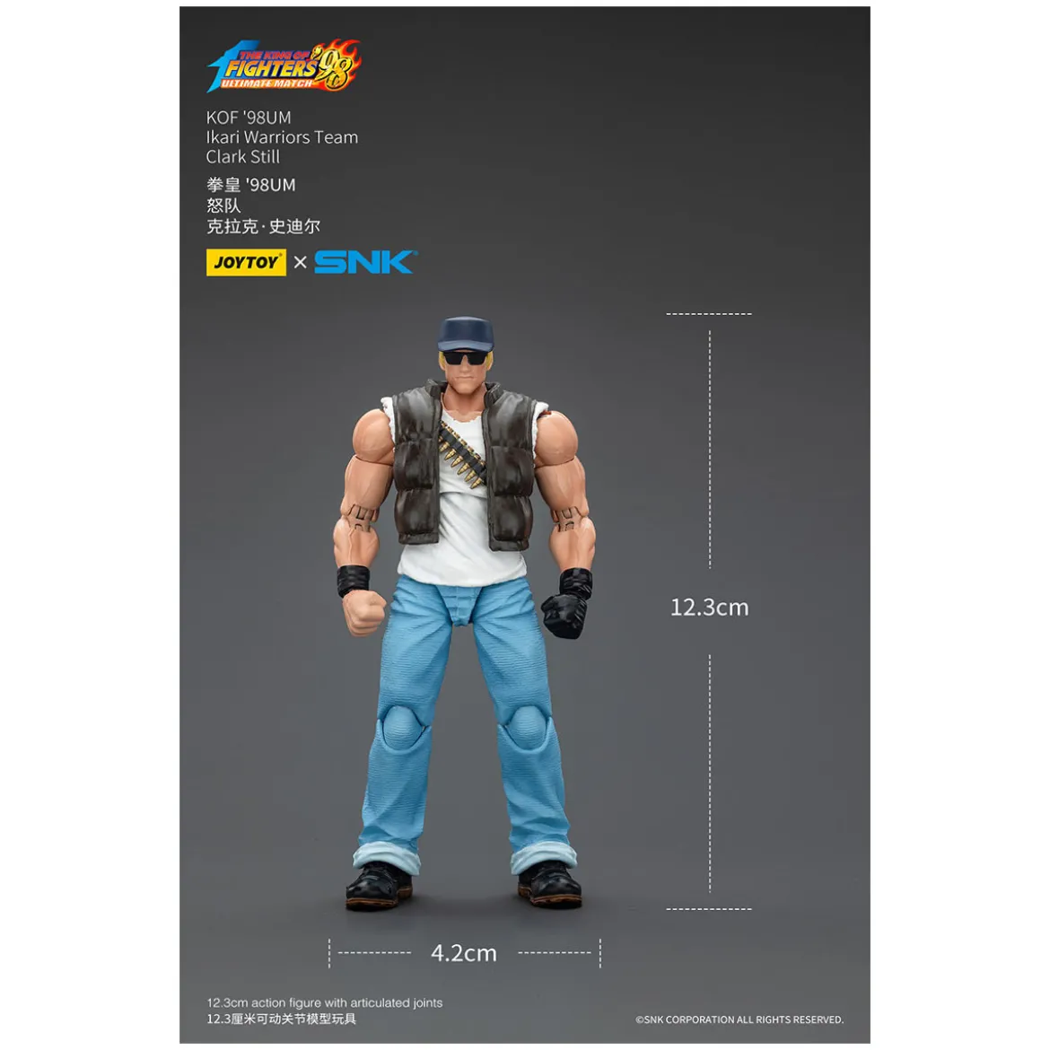 Joytoy X SNK- The King of Fighters 98 UM - Clark Still - Ikari Warriors Team