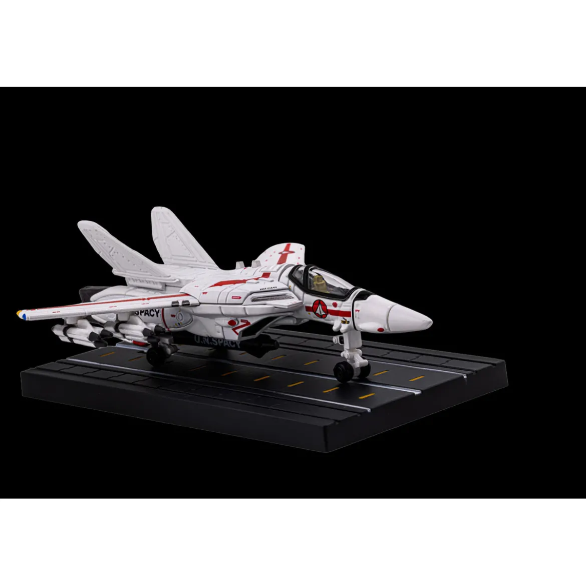 Kids Logic Robotech Veritech VF-1J Fighter Mode Mini Metal 001