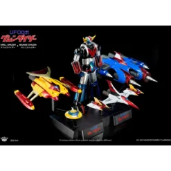 King Arts Diecast Uforobot Grendizer - Marine & Drill Spazer - Venusiak et Fossoirak - Goldorak