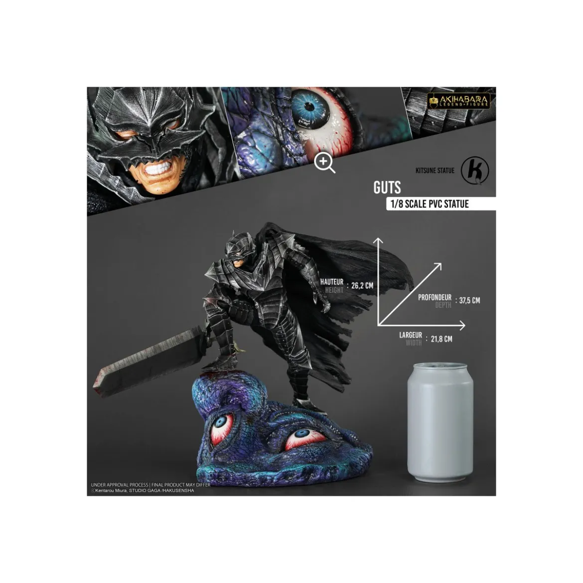 Kitsune - Berserk - GUTS BERSERKER 1/8 pvc statue
