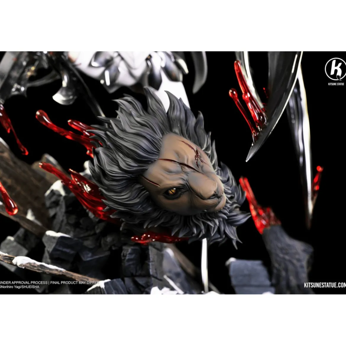 Kitsune - Claymore - Clare vs Rigaldo Statue 1/6 diorama