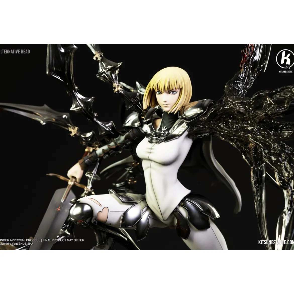Kitsune - Claymore - Clare vs Rigaldo Statue 1/6 diorama