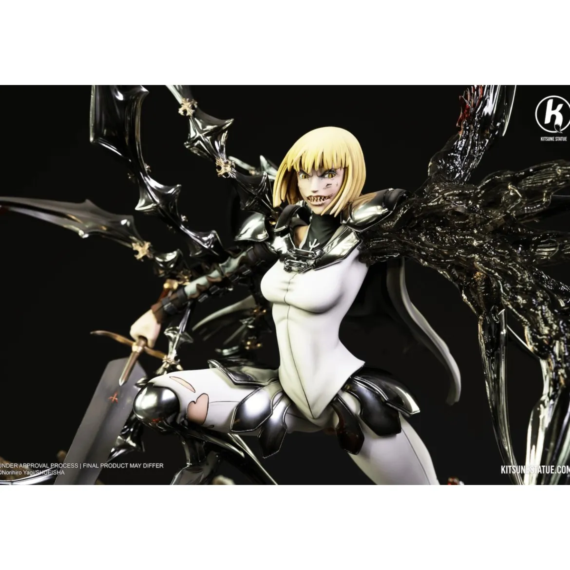 Kitsune - Claymore - Clare vs Rigaldo Statue 1/6 diorama