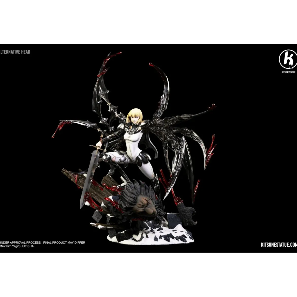 Kitsune - Claymore - Clare vs Rigaldo Statue 1/6 diorama