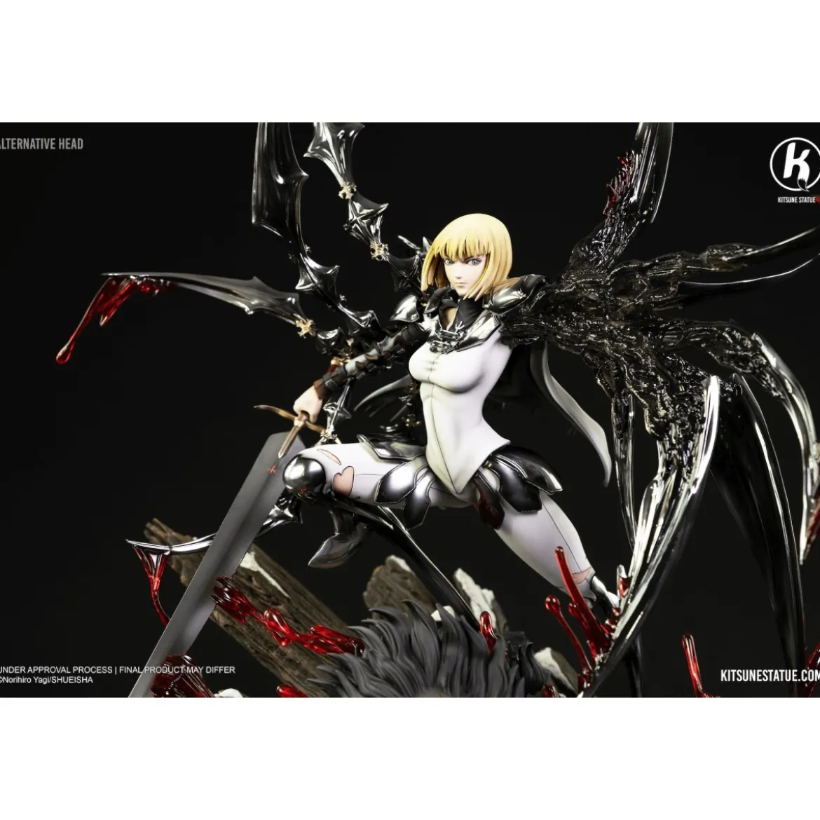 Kitsune - Claymore - Clare vs Rigaldo Statue 1/6 diorama