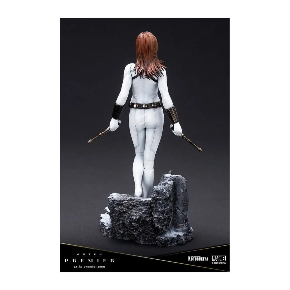Kotobukiya Marvel Universe - Black Widow White Costume Limited Edition - ARTFX Premier 1/10
