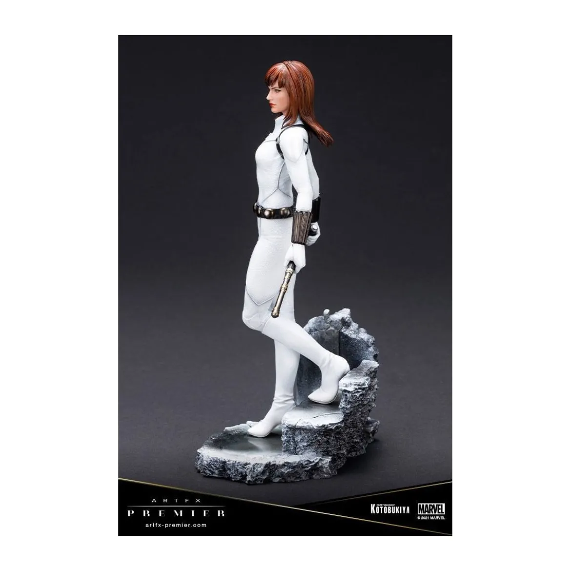 Kotobukiya Marvel Universe - Black Widow White Costume Limited Edition - ARTFX Premier 1/10