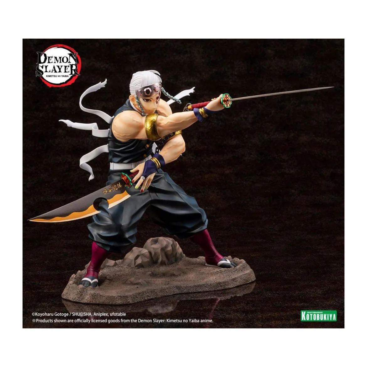 Kotobukiya - Tengen Uzui Bonus Edition - Demon Slayer: Kimetsu no Yaiba PVC ARTFXJ 1/8