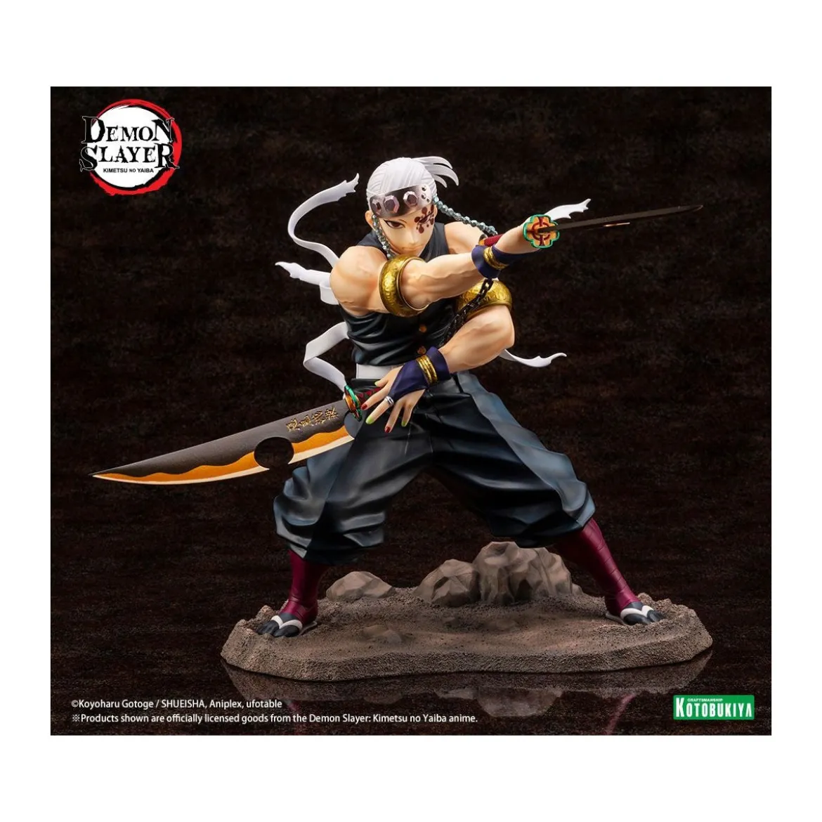 Kotobukiya - Tengen Uzui Bonus Edition - Demon Slayer: Kimetsu no Yaiba PVC ARTFXJ 1/8