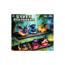 Langbowang Funism - Holly Box Pokemon - Led Diorama Battle Moments - set de 6 figurines