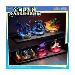 Langbowang Funism - Holly Box Pokemon - Led Diorama Battle Moments - set de 6 figurines