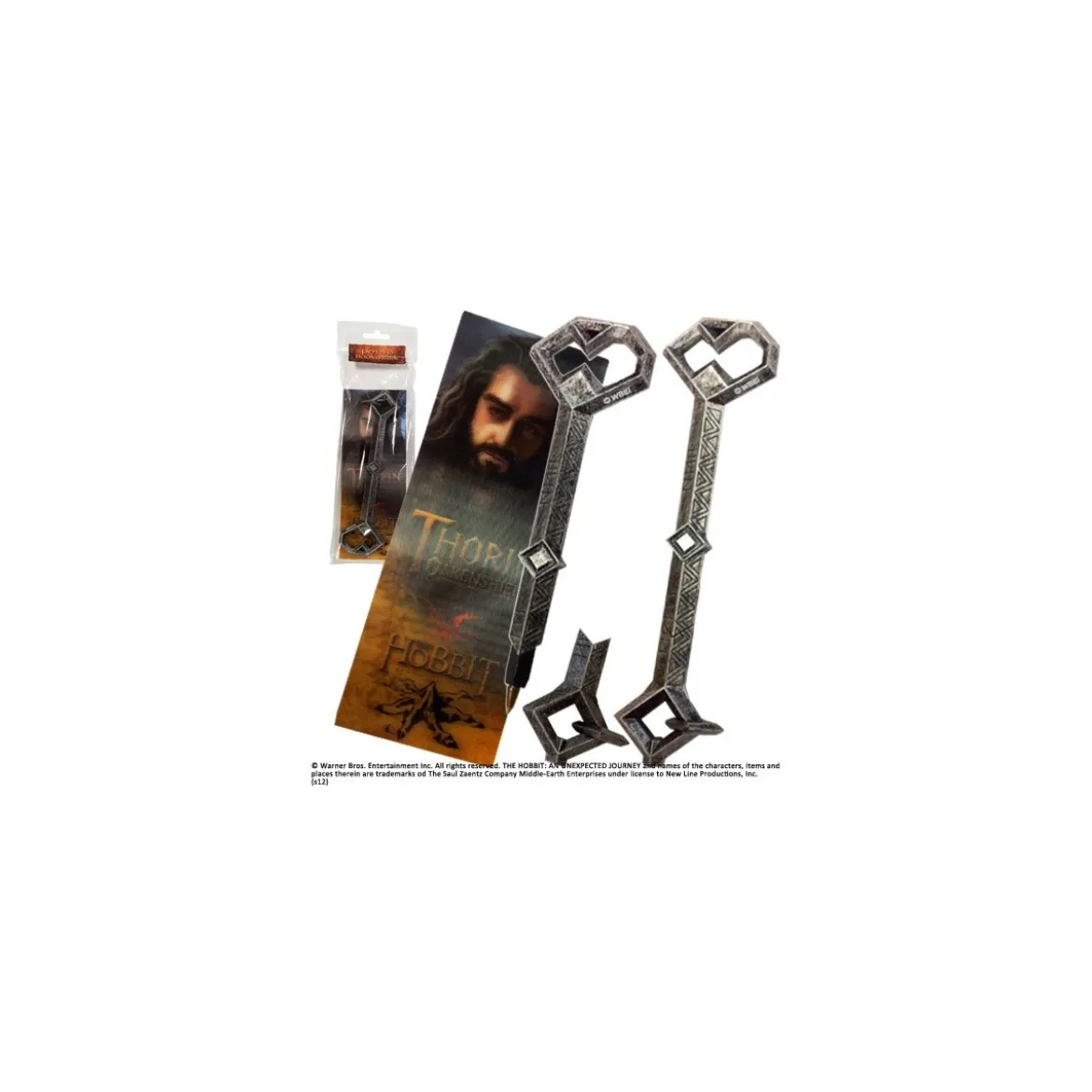Le Hobbit set stylo à bille et marque-page à effet 3D Thorin