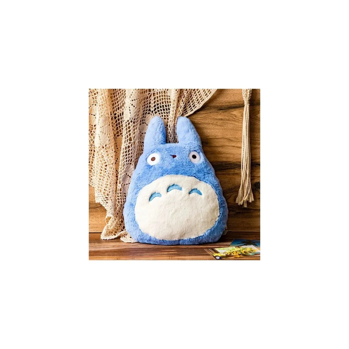 Maison Ghibli Coussin Nakayoshi Totoro Bleu - Mon Voisin Totoro